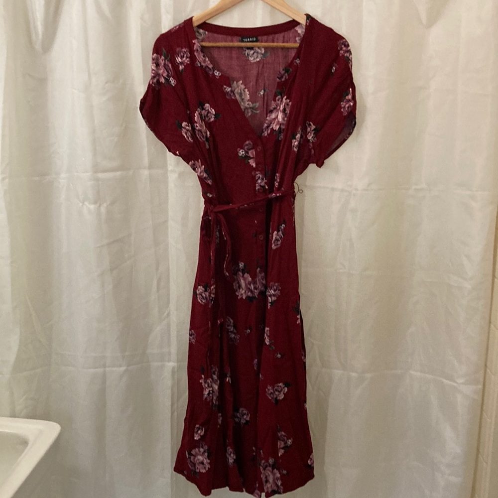 Torrid Floral Wrap Dress🌸🌺
